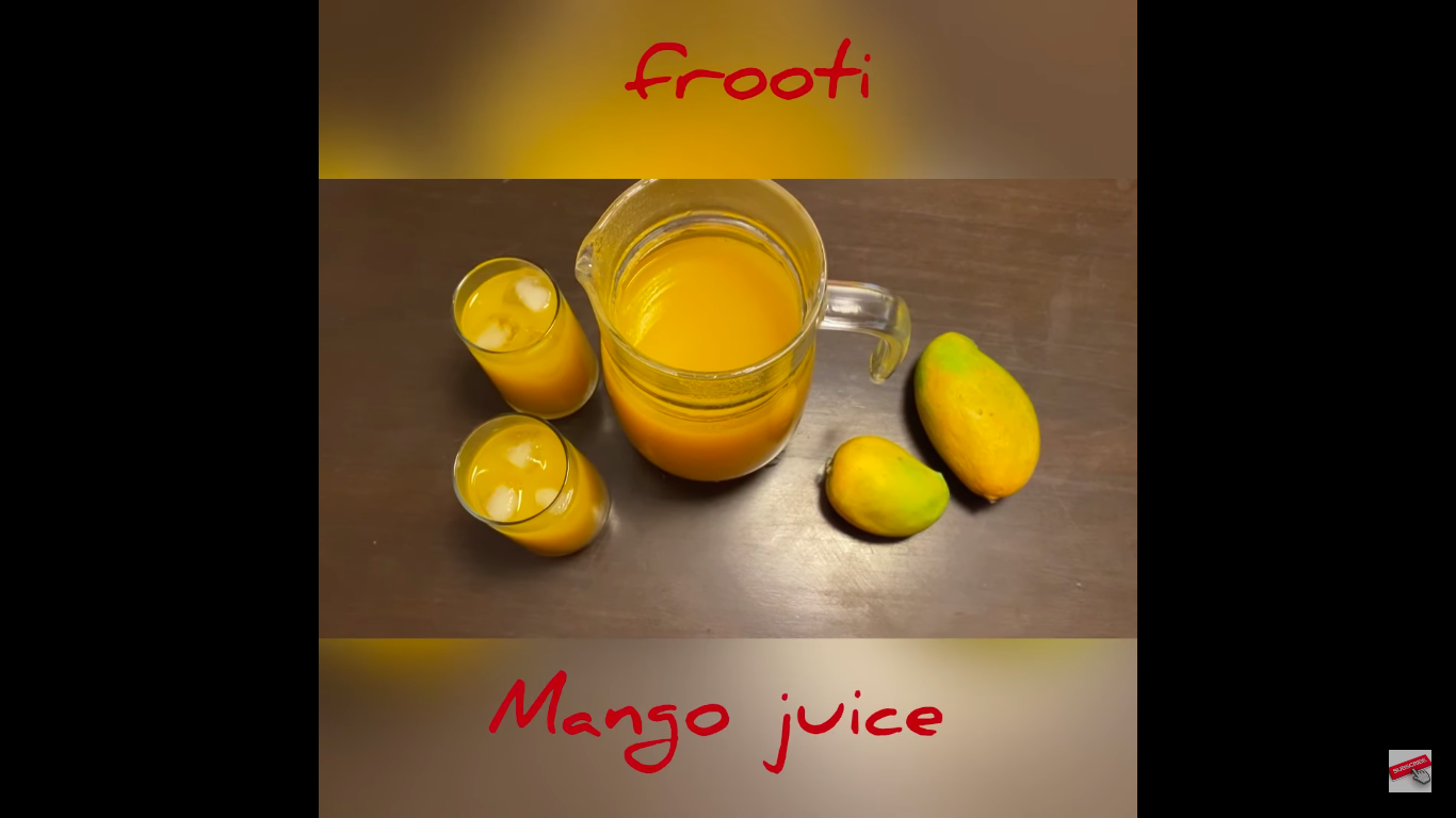 Mango frooti juice