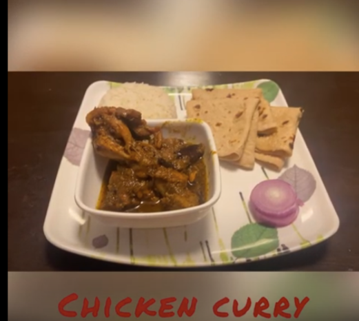 Dhaba style chicken curry for Bachelors